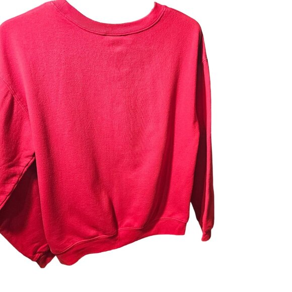 Mickey & Friends Disney Red Sweatshirt M(7-9) Youth Cotton - Picture 3 of 3